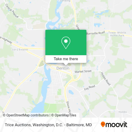Trice Auctions map