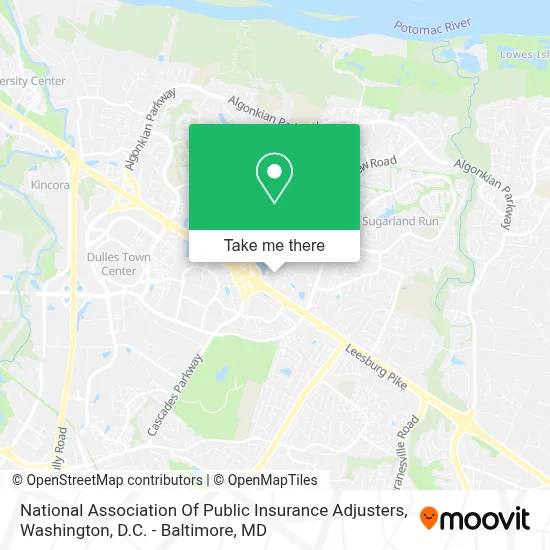 National Association Of Public Insurance Adjusters map