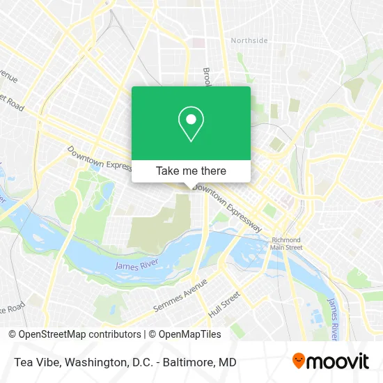 Tea Vibe map