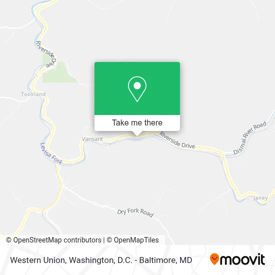 Western Union map
