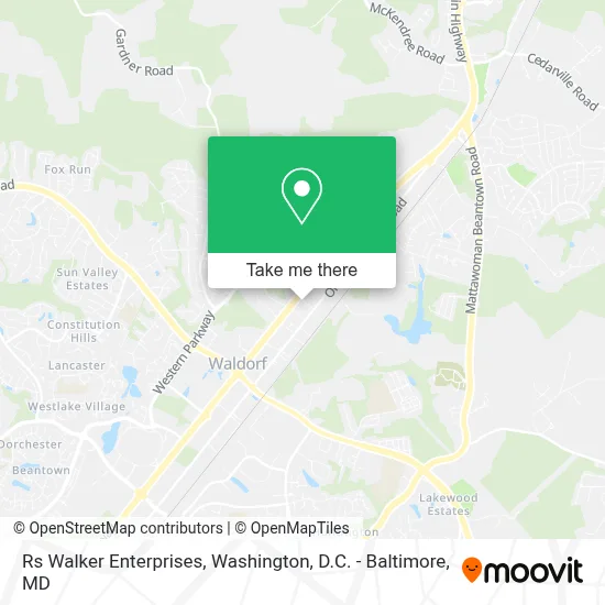 Rs Walker Enterprises map