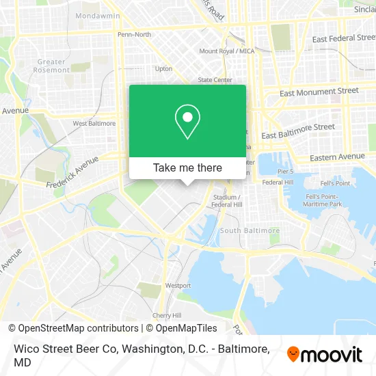 Wico Street Beer Co map