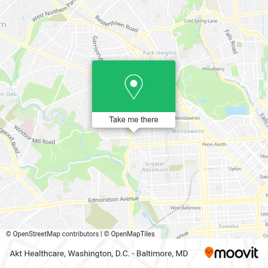 Akt Healthcare map