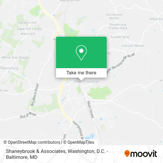 Shaneybrook & Associates map