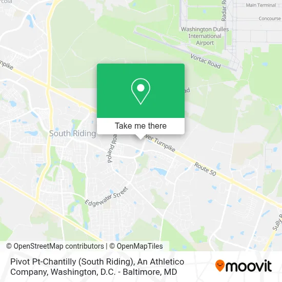 Pivot Pt-Chantilly (South Riding), An Athletico Company map