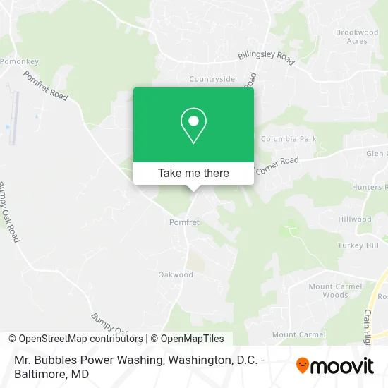 Mr. Bubbles Power Washing map