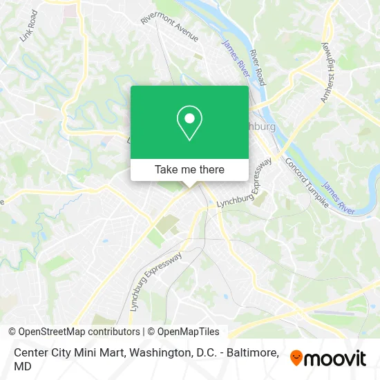 Center City Mini Mart map