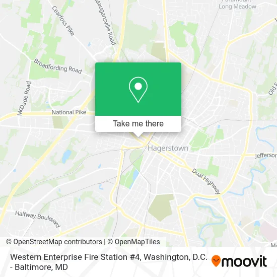 Western Enterprise Fire Station #4 map