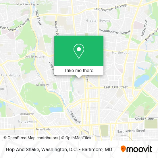 Hop And Shake map