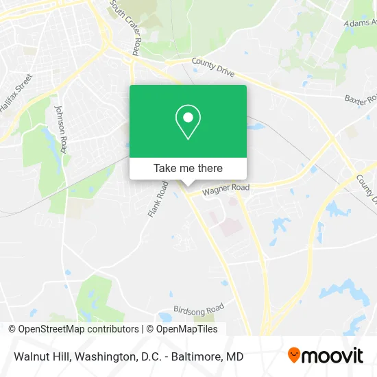 Walnut Hill map