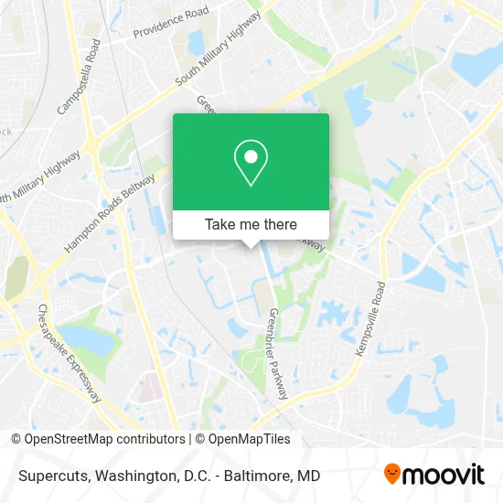Supercuts map