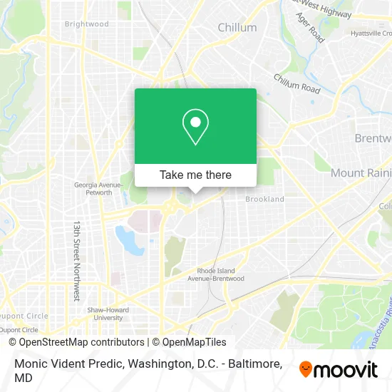 Monic Vident Predic map