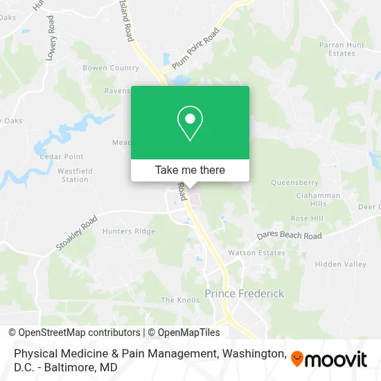Physical Medicine & Pain Management map