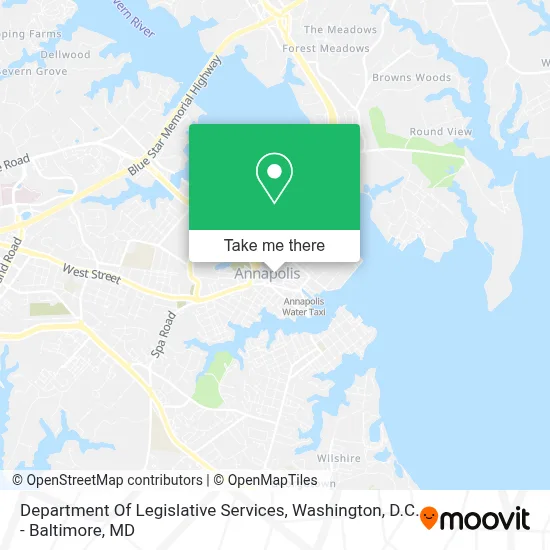 Department Of Legislative Services map