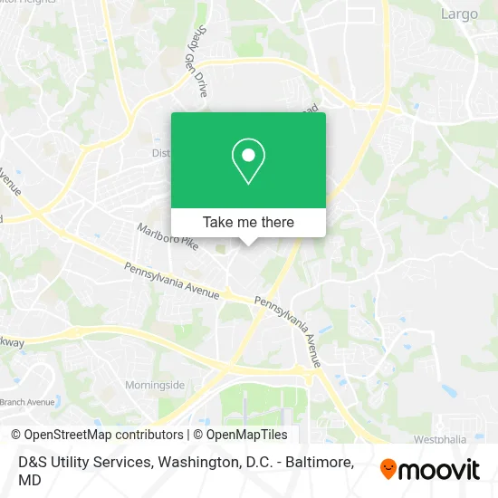 D&S Utility Services map