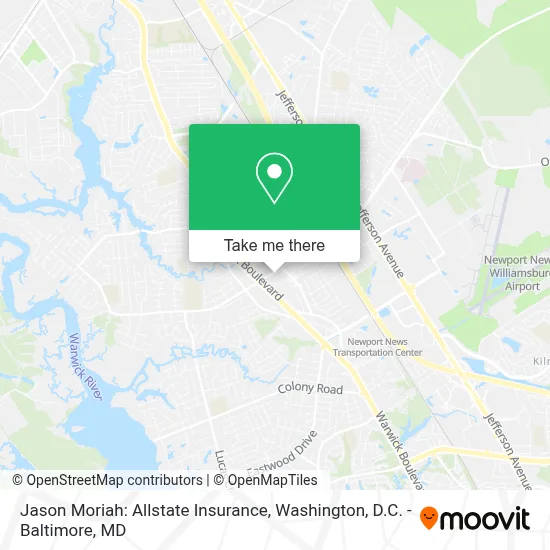 Jason Moriah: Allstate Insurance map