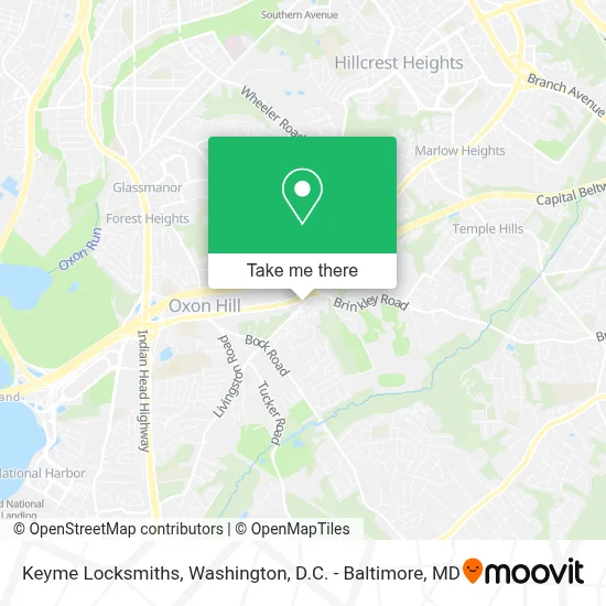 Keyme Locksmiths map