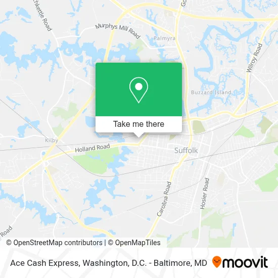 Ace Cash Express map