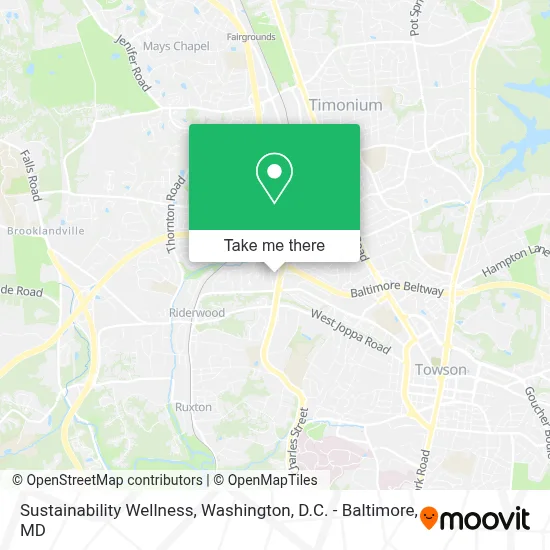 Sustainability Wellness map