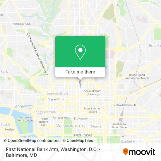 First National Bank Atm map