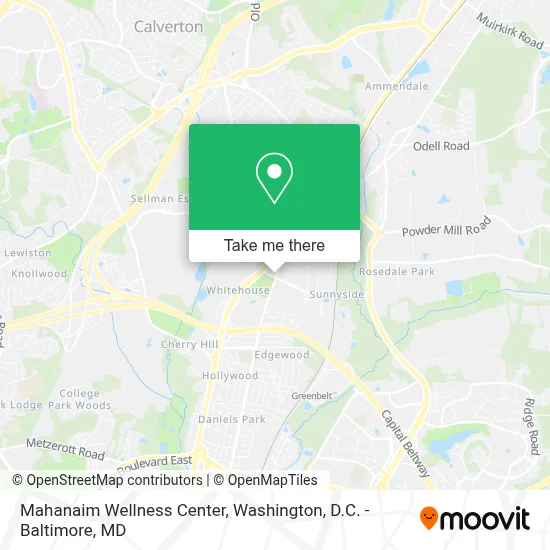 Mahanaim Wellness Center map