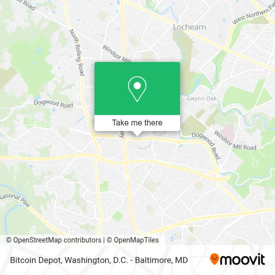 Bitcoin Depot map