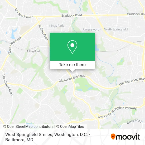 West Springfield Smiles map