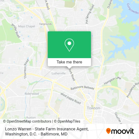 Lonzo Warren - State Farm Insurance Agent map