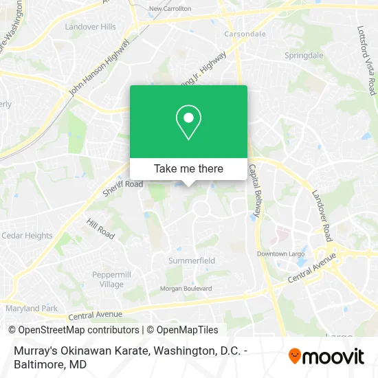 Murray's Okinawan Karate map