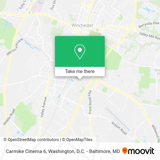 Carmike Cinema 6 map
