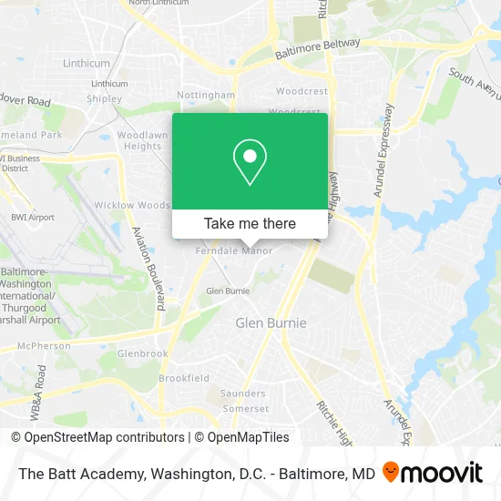 The Batt Academy map
