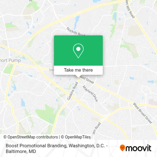 Boost Promotional Branding map