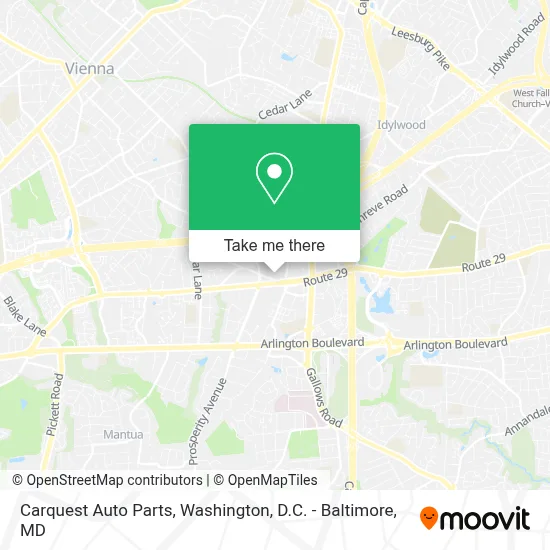 Carquest Auto Parts map