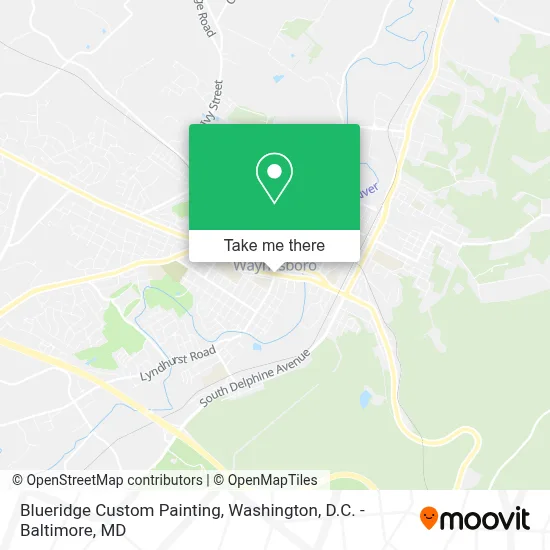 Blueridge Custom Painting map