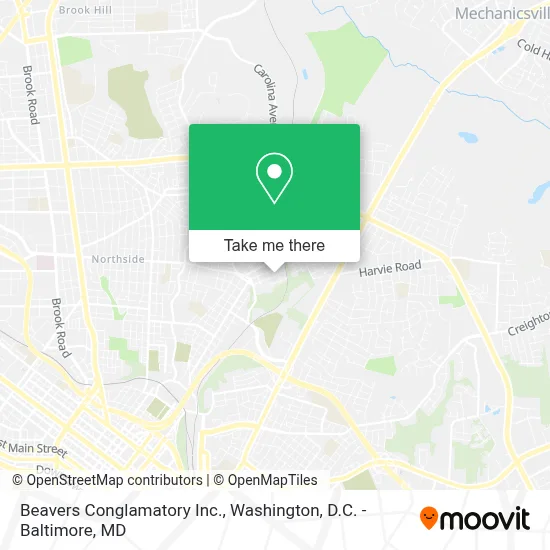 Beavers Conglamatory Inc. map