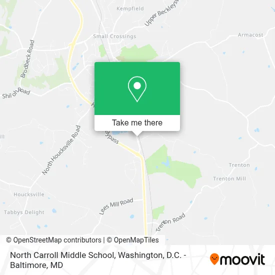 North Carroll Middle School map