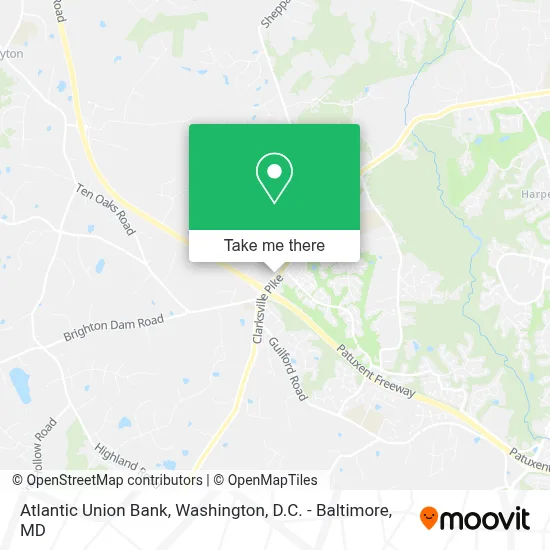 Atlantic Union Bank map