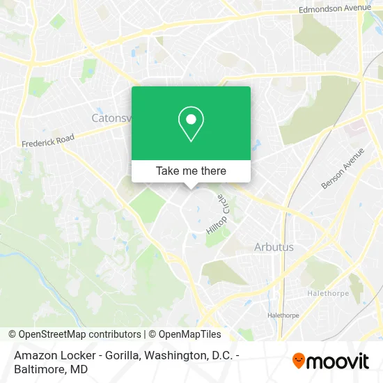 Amazon Locker - Gorilla map