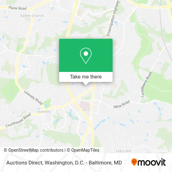 Auctions Direct map