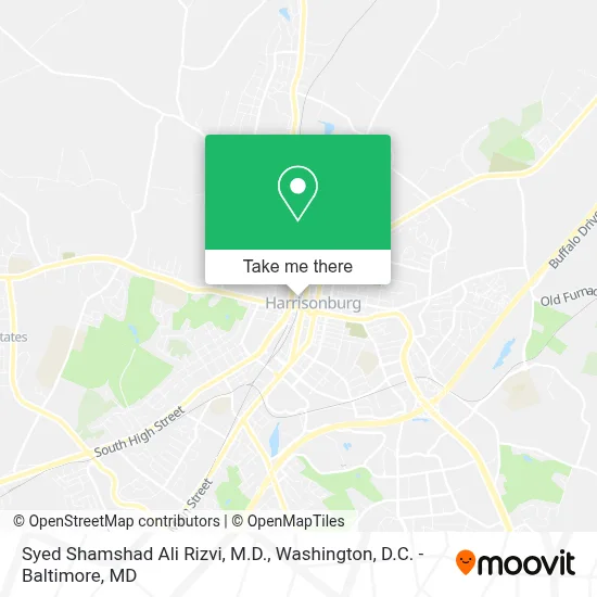 Syed Shamshad Ali Rizvi, M.D. map