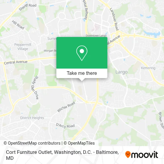 Cort Furniture Outlet map