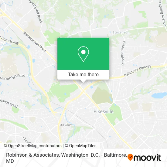 Robinson & Associates map
