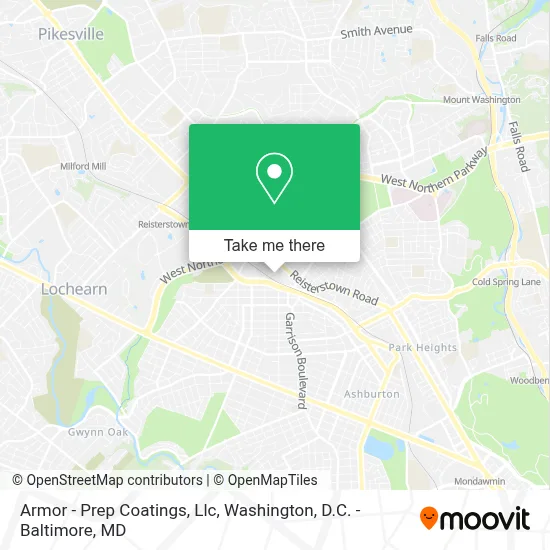 Armor - Prep Coatings, Llc map