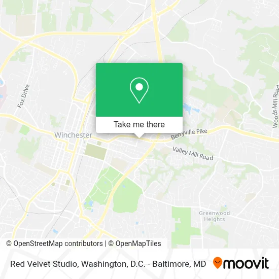 Red Velvet Studio map