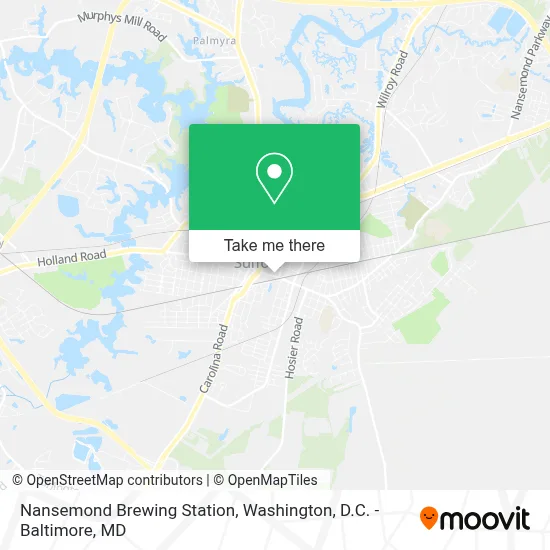 Nansemond Brewing Station map