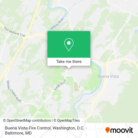 Buena Vista Fire Control map