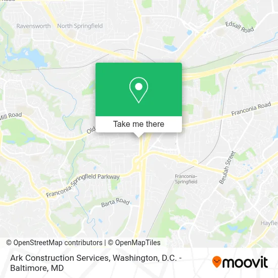 Ark Construction Services map