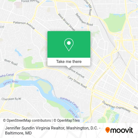 Jennifer Sundin Virginia Realtor map