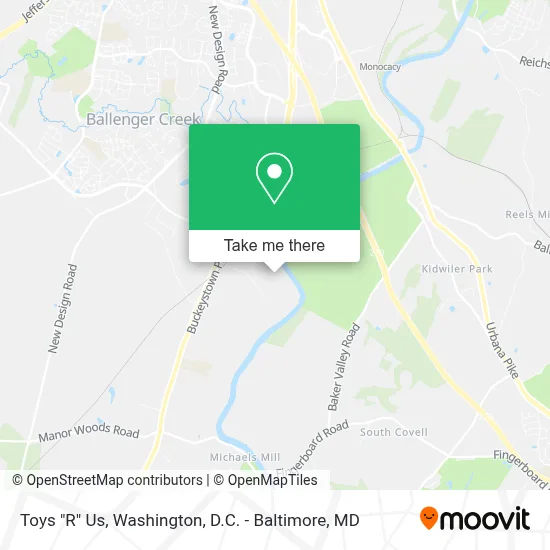 Toys "R" Us map