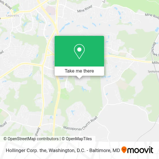 Hollinger Corp. the map